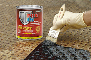 Rust preventive paint gloss black