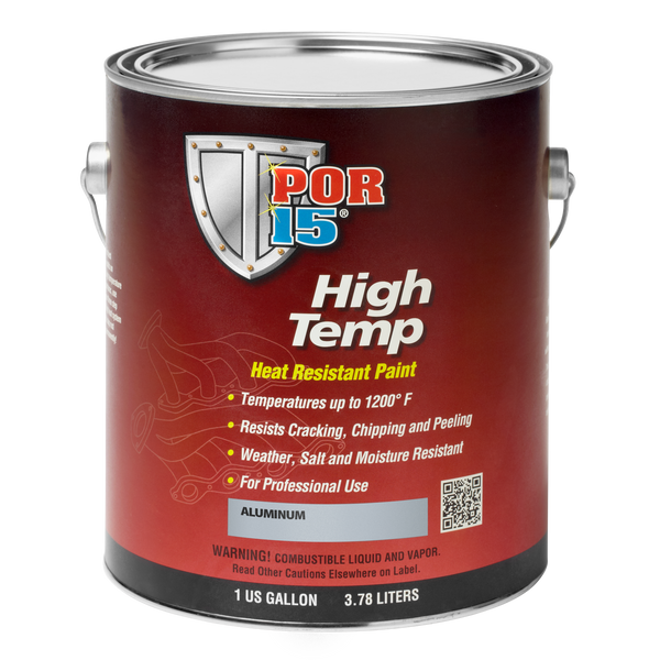 POR 15 44304 Aluminum High Temperature Paint - 1 quart New Free Shipping  USA