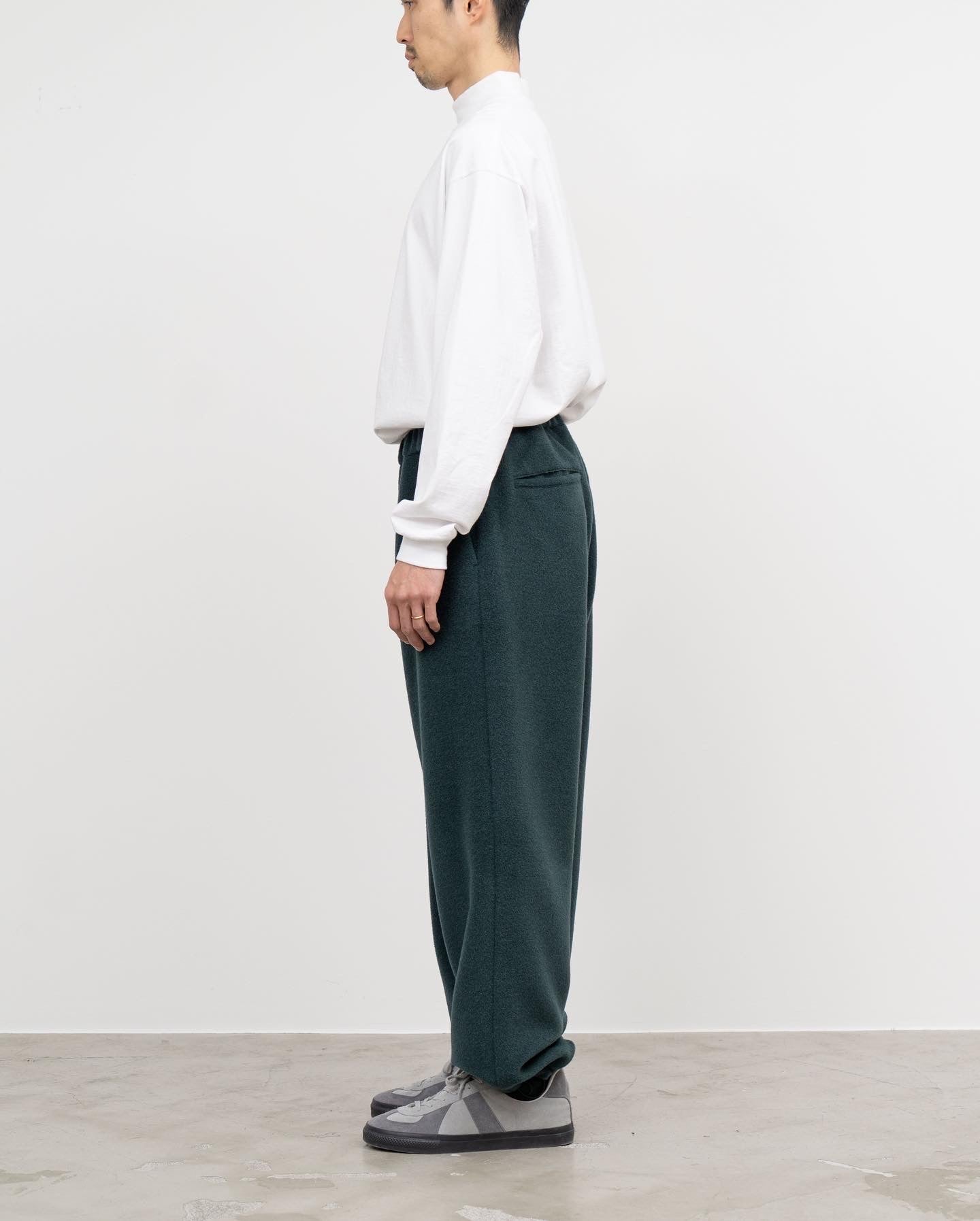 Graphpape Wool Alpaca Boa Track Pants-