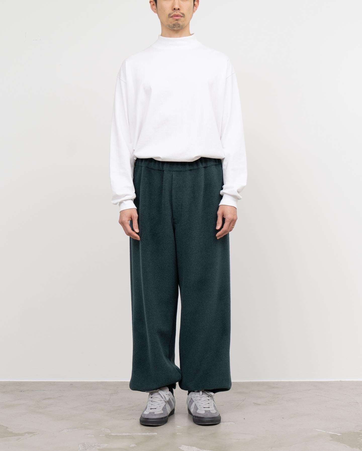 Graphpape Wool Alpaca Boa Track Pants-