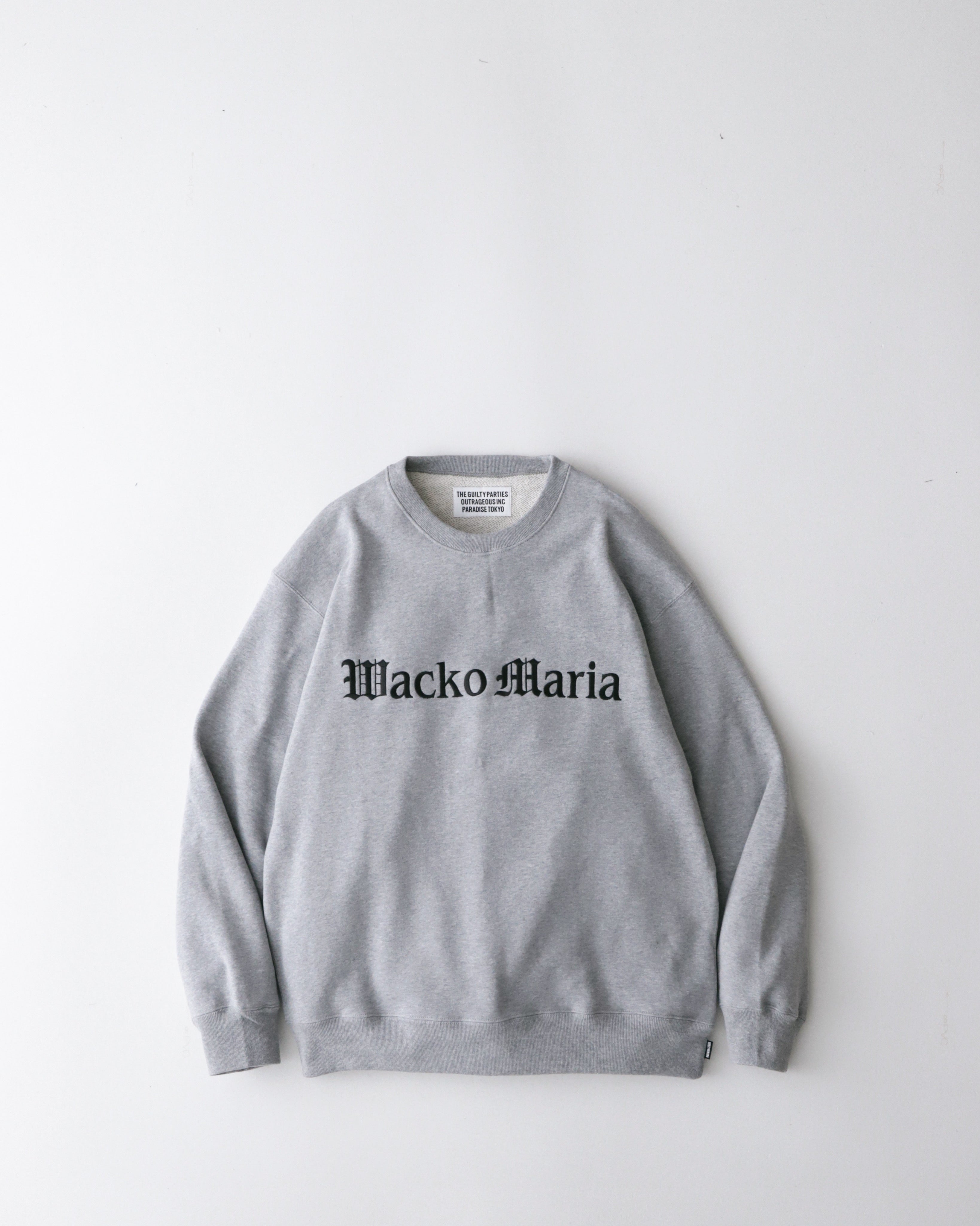 WACKO MARIA MIDDLE WEIGHT CREW NECK SWEAT SHIRT – NCNR WEB STORE