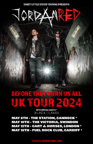 Jordan Red - Before They Burn Us All UK Tour 2024