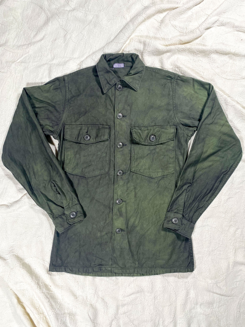 U.S. Army Fatigue Shirt - Green Vintage Wash