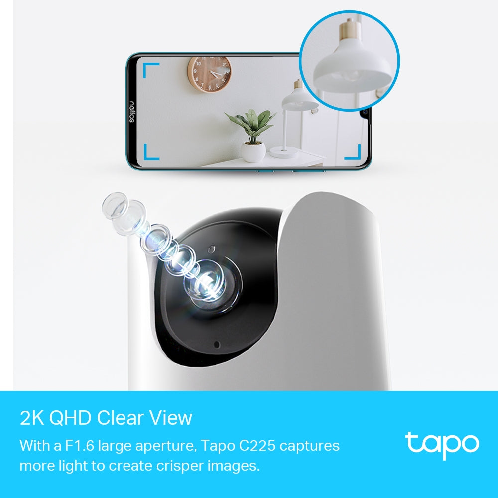 TP-Link Tapo C220 2K 4MP Pan & Tilt Wireless WiFi Home Security Survei –  ALL IT Hypermarket
