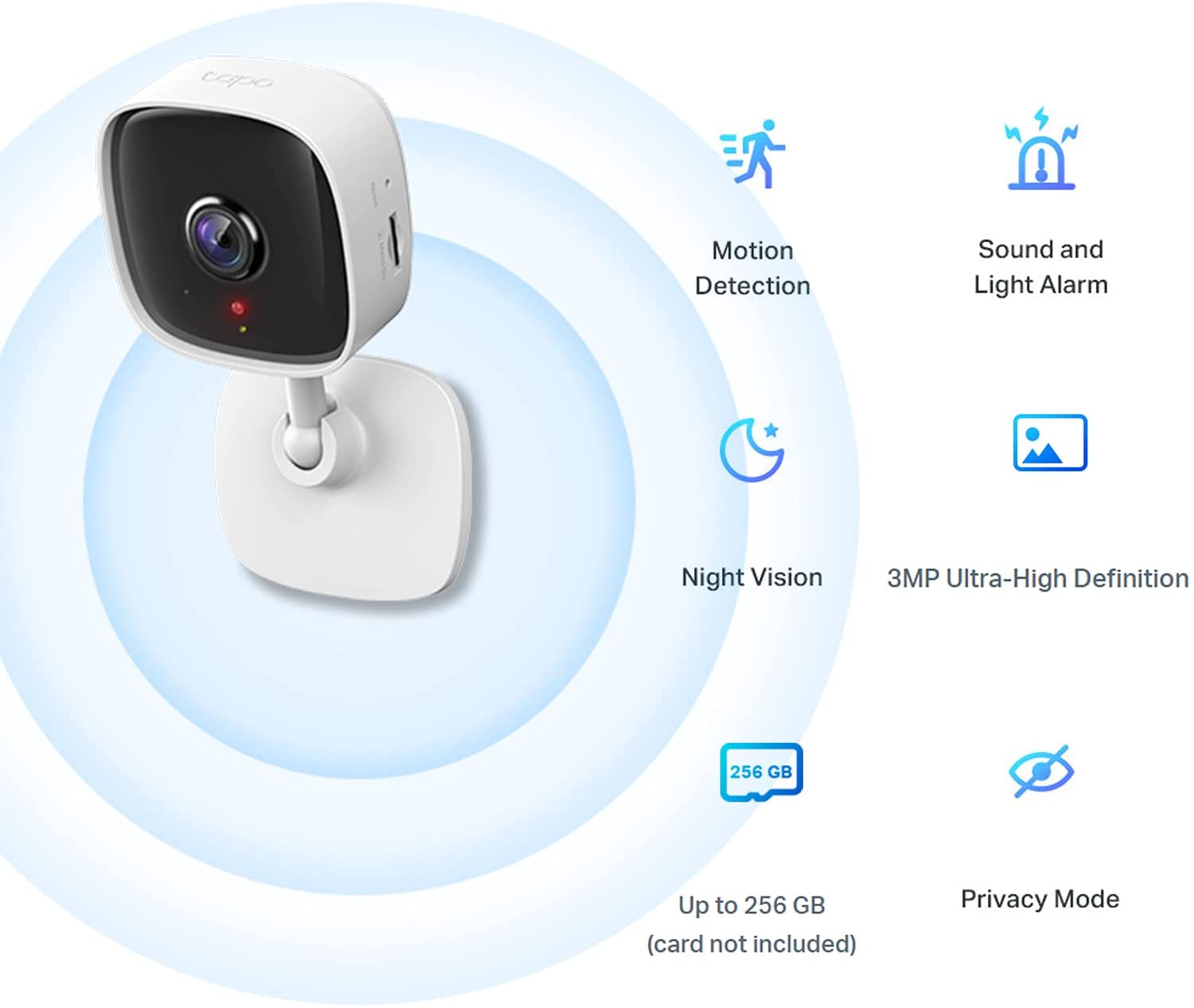 Tapo Mini Security Camera (Tapo C100 Twin) + Smart Plug (Tapo P100(2-P