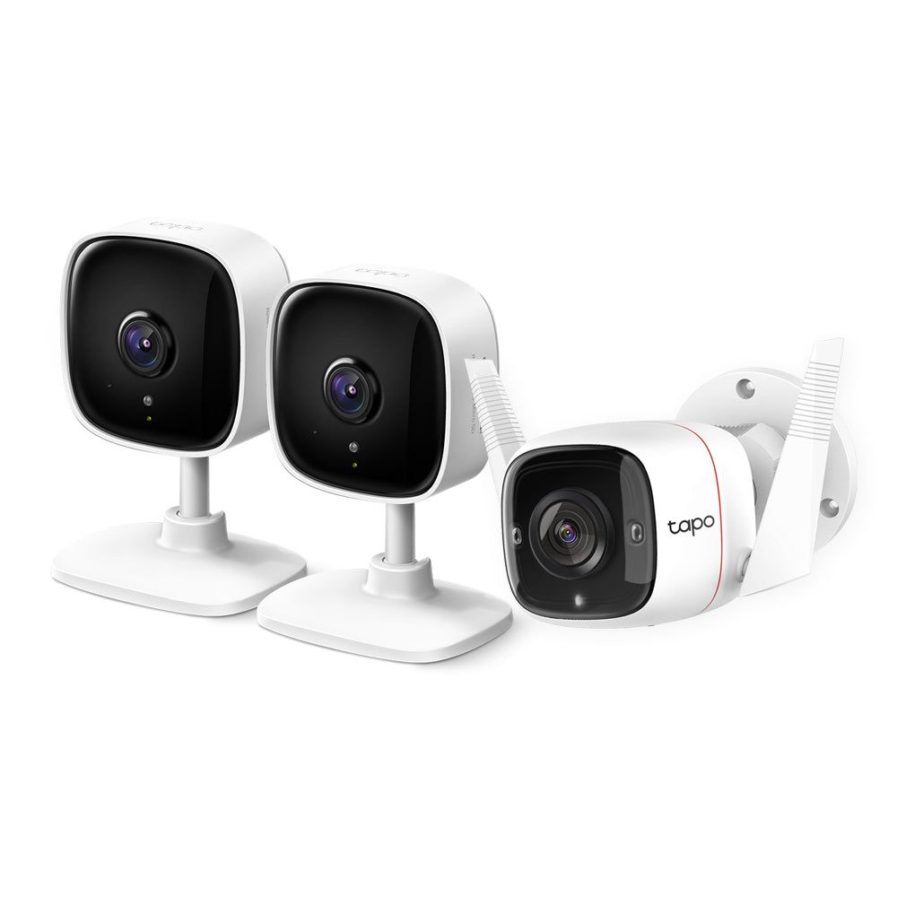 Outdoor Security Camera (Tapo C310) + Pan/Tilt Indoor Camera (Tapo C21