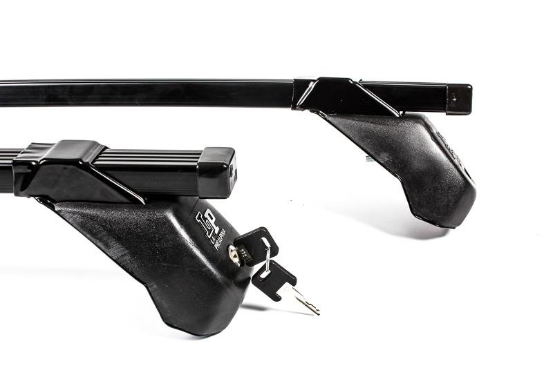 La Prealpina LP47 black steel square Roof Bars for YARIS CROSS 2020 Onwards (Without Rails)