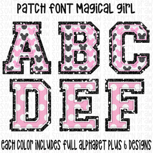 Patch Font Magical Girl Bundle