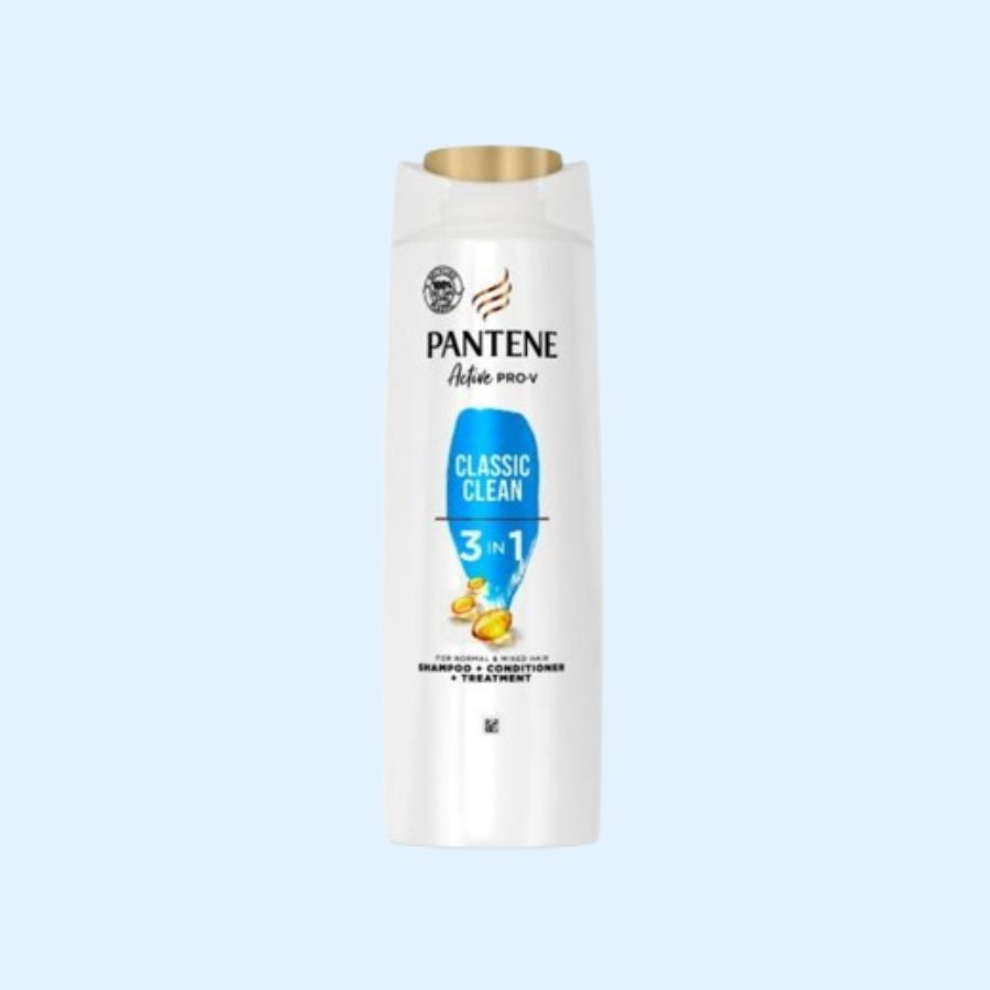 Pantene 3in1 Shampoo Classic Clean 400ml (Pack of 6 x 400ml)