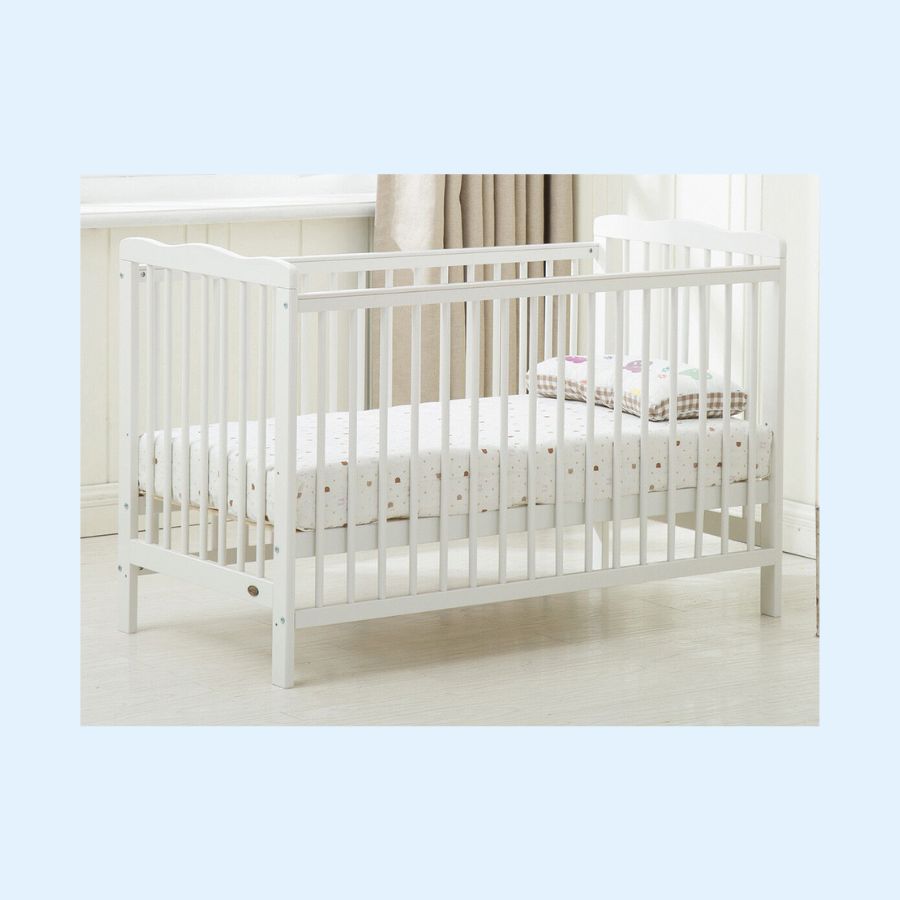 Little Village Baby cot Crib With Mattress