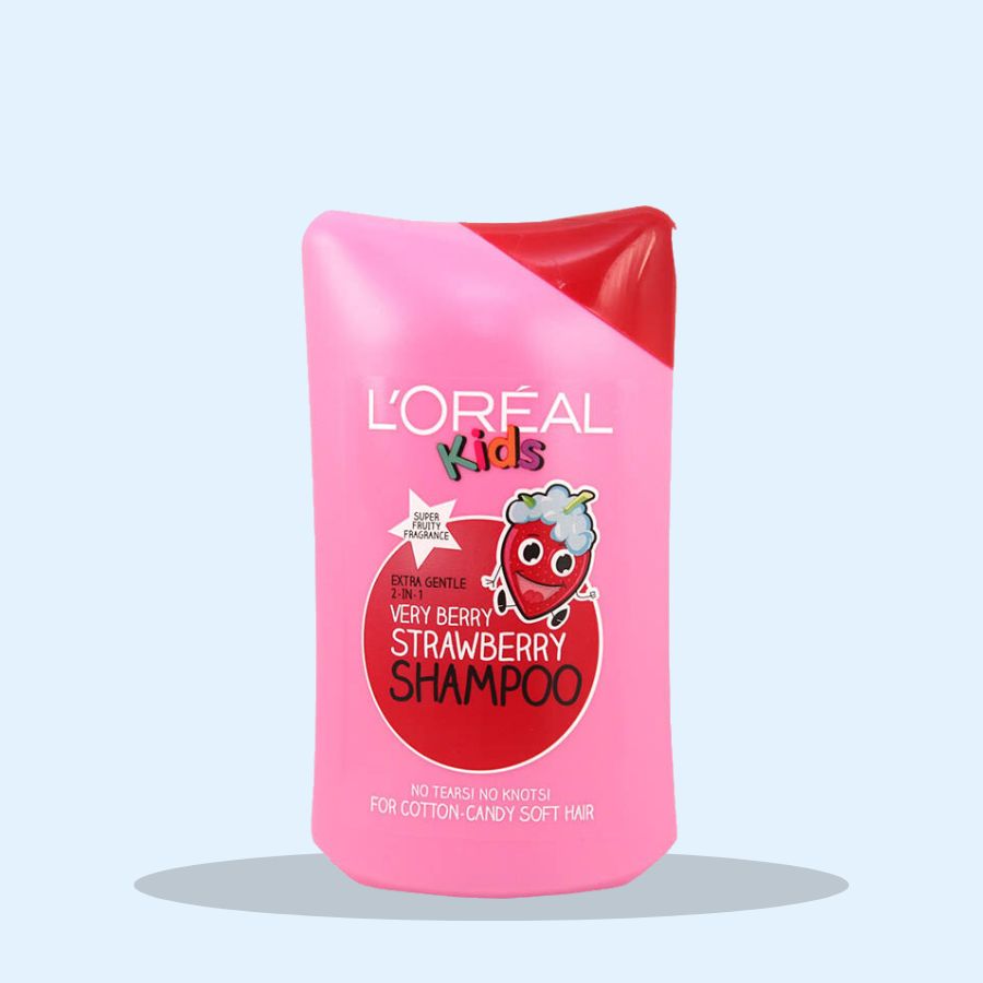 L'Oreal Kids Shampoo Very Berry Strawberry 250ml (Pack of 6 x 250ml)