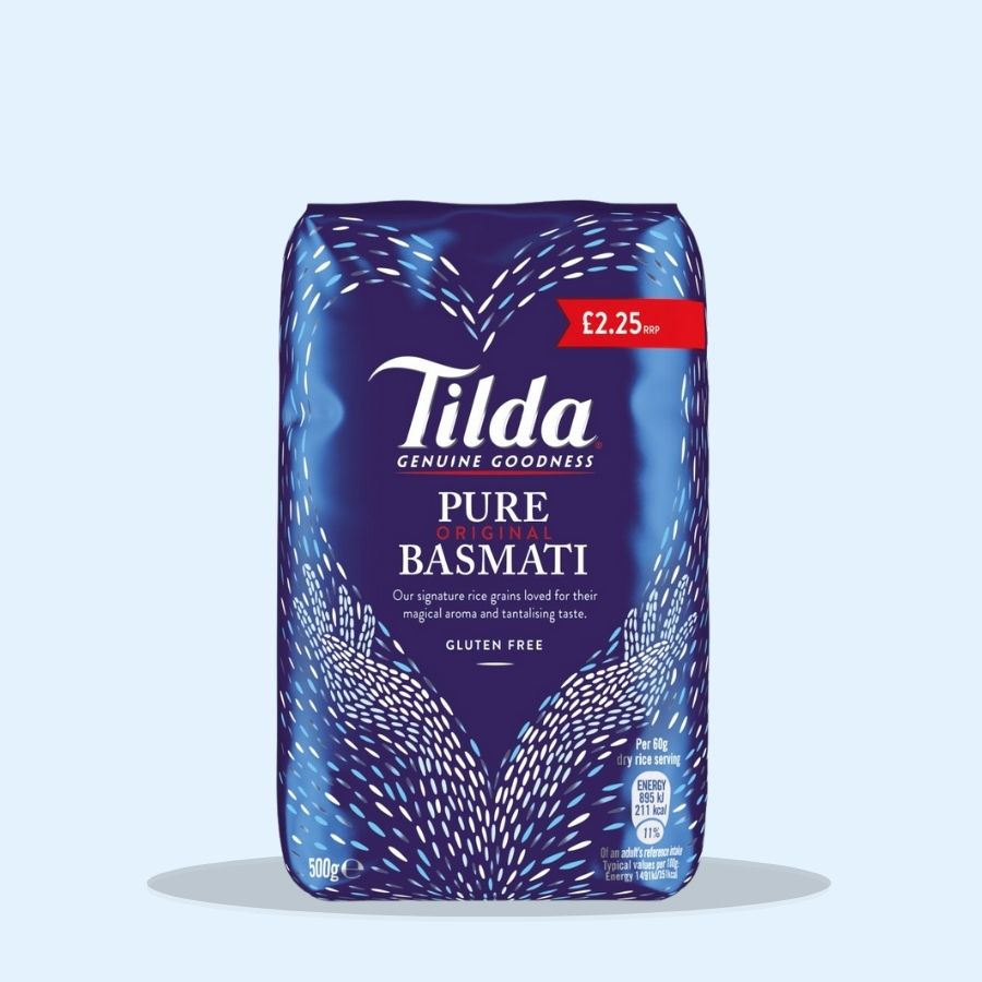 Tilda Pure Original Basmati (Pack of 8 x 500g)