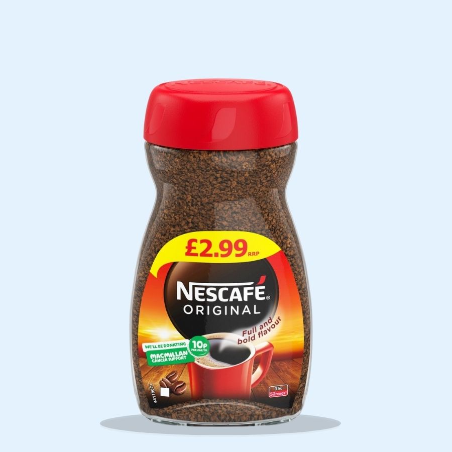 Nescafe Original Instant Coffee (Pack of 6 x 95g)