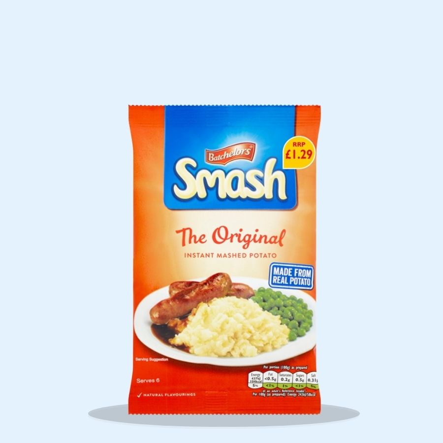 Batchelors Smash The Original Instant Mashed Potato (Pack of 6 x 176g)