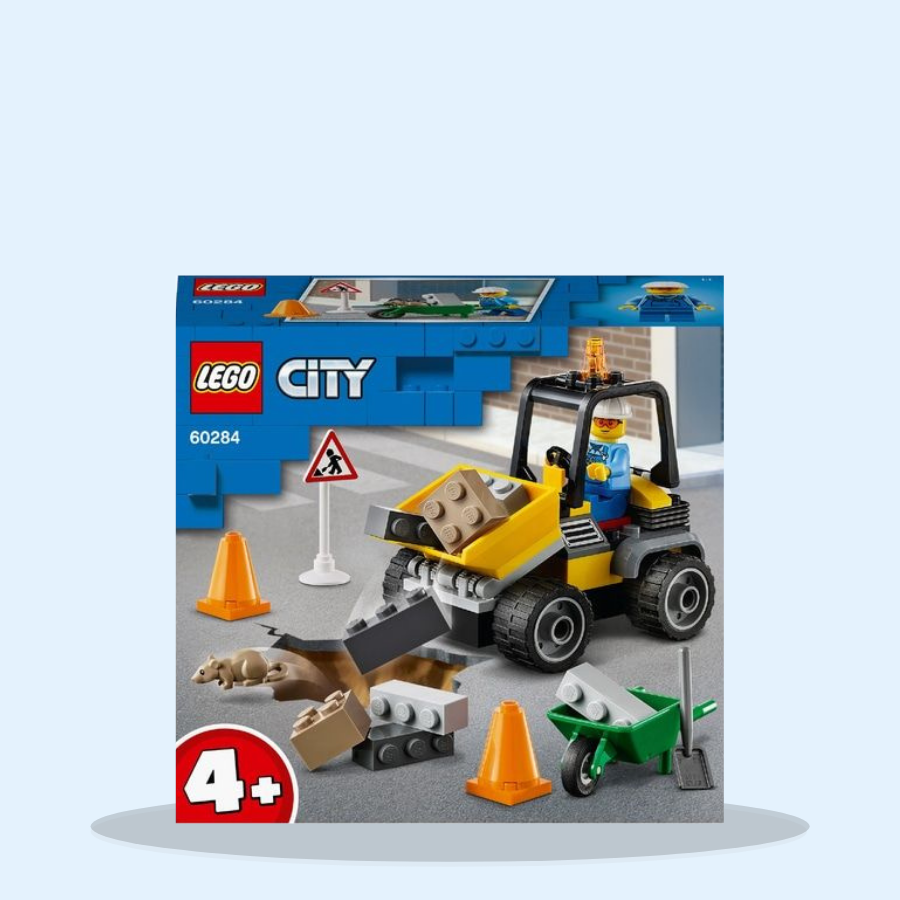 LEGO 60284 City Roadwork Truck (Pack of 1 x 1)