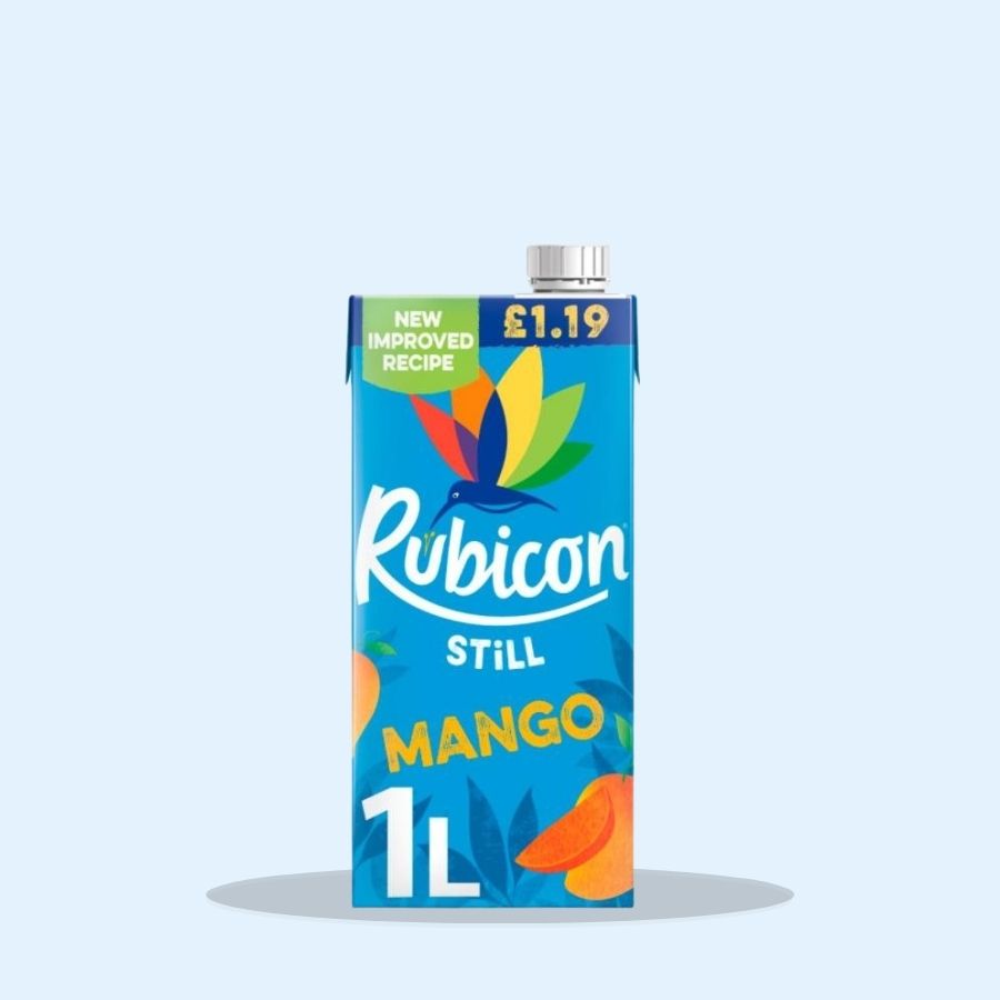 Rubicon Still Mango Juice Drink (Pack of 12 x 1ltr)