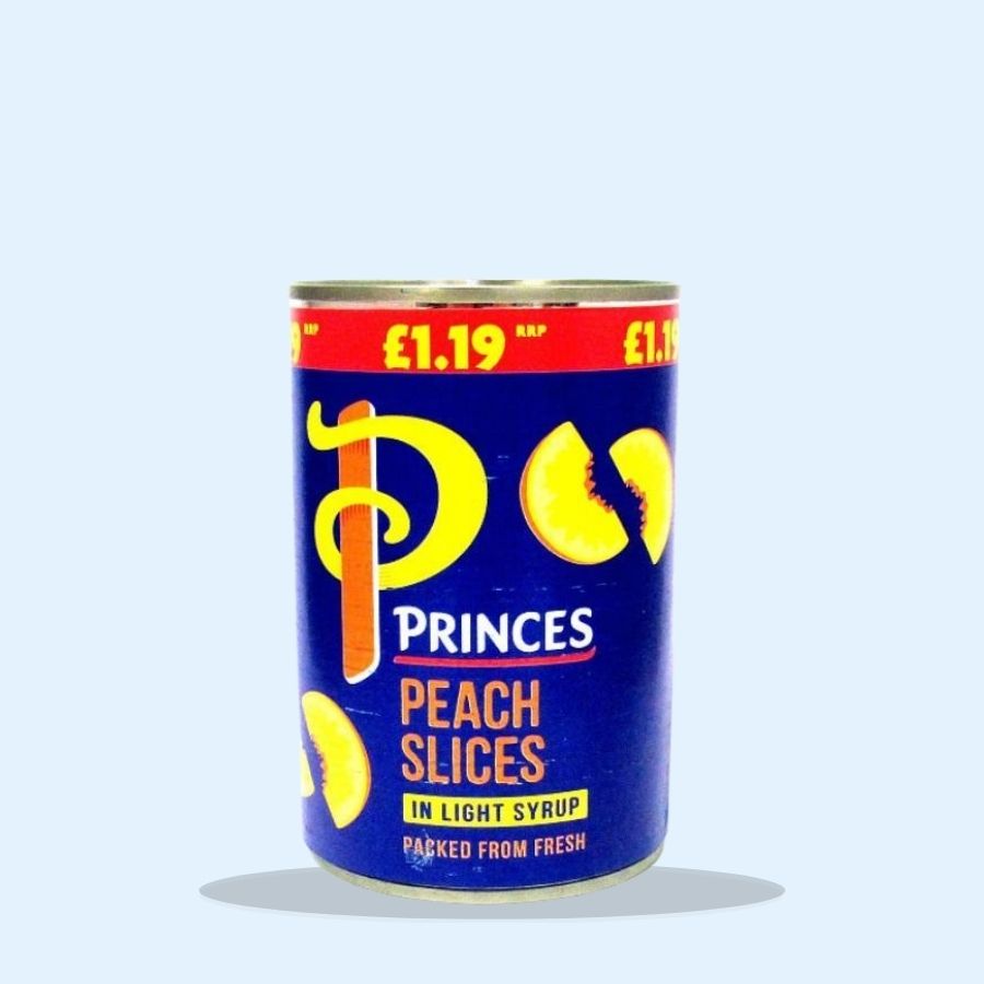 Princes Peach Slices In Syrup PM £1.19 (Pack of 6 x 410g)