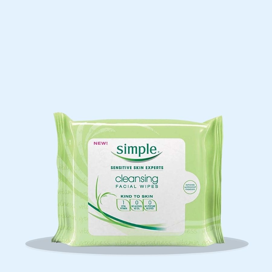 Simple Cleansing Facial Wipes 25s (Pack of 6 x 25s)