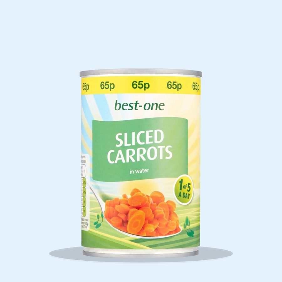 Best-One Sliced Carrots in Water 300g (Pack of 12 x 300g)