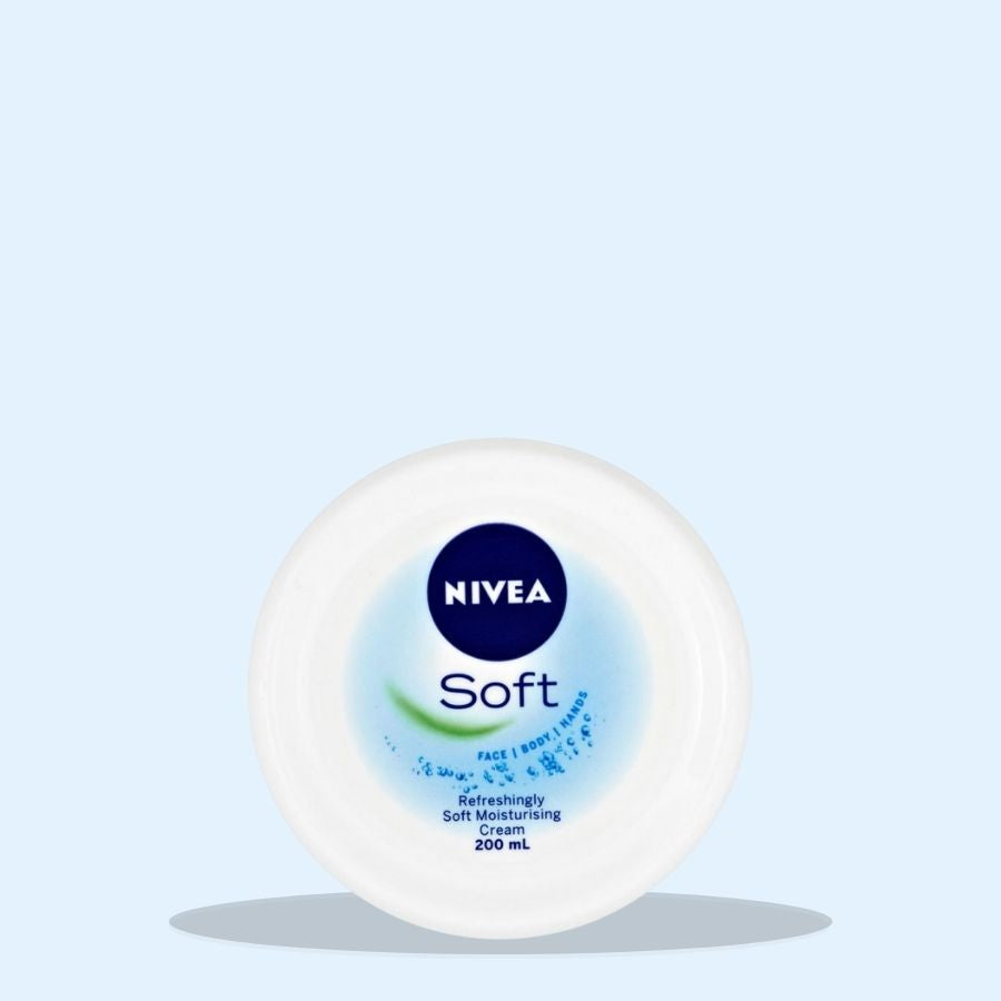 Nivea Soft Moisturiser Cream 200ml (Pack of 3 x 200ml)