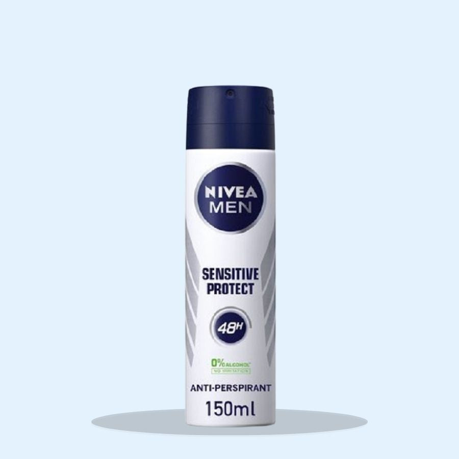 Nivea Men Deodorant Sensitive Protect 150ml (Pack of 6 x 150ml)