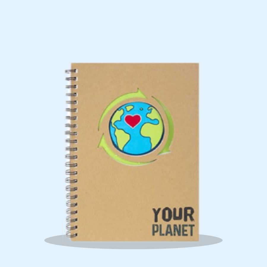 A4 Spiral Bound Eco Notepad (Pack of 1 x 1)