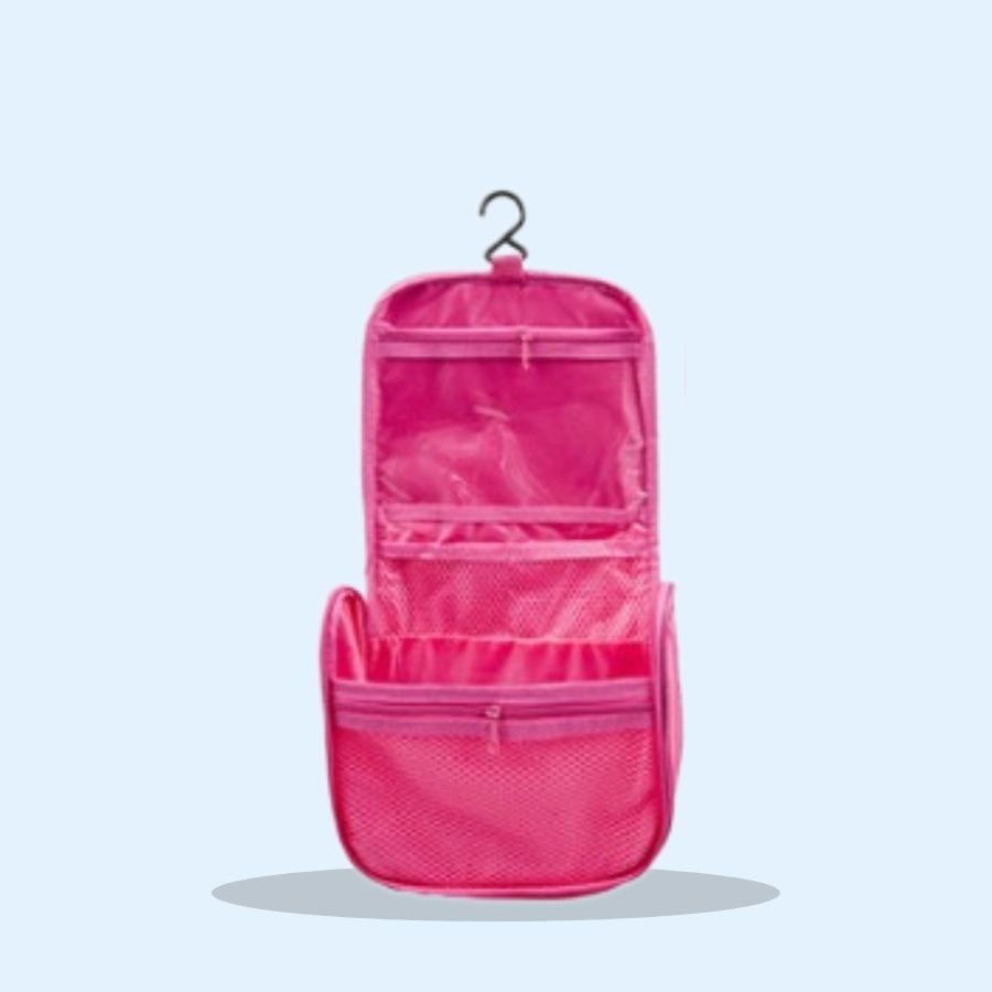 Colour Zip Up Toiletry Bag (Pack of 1 x 1)