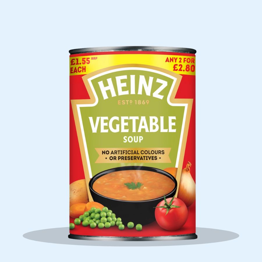 Heinz Vegetable Soup (Pack of 12 x 400g)
