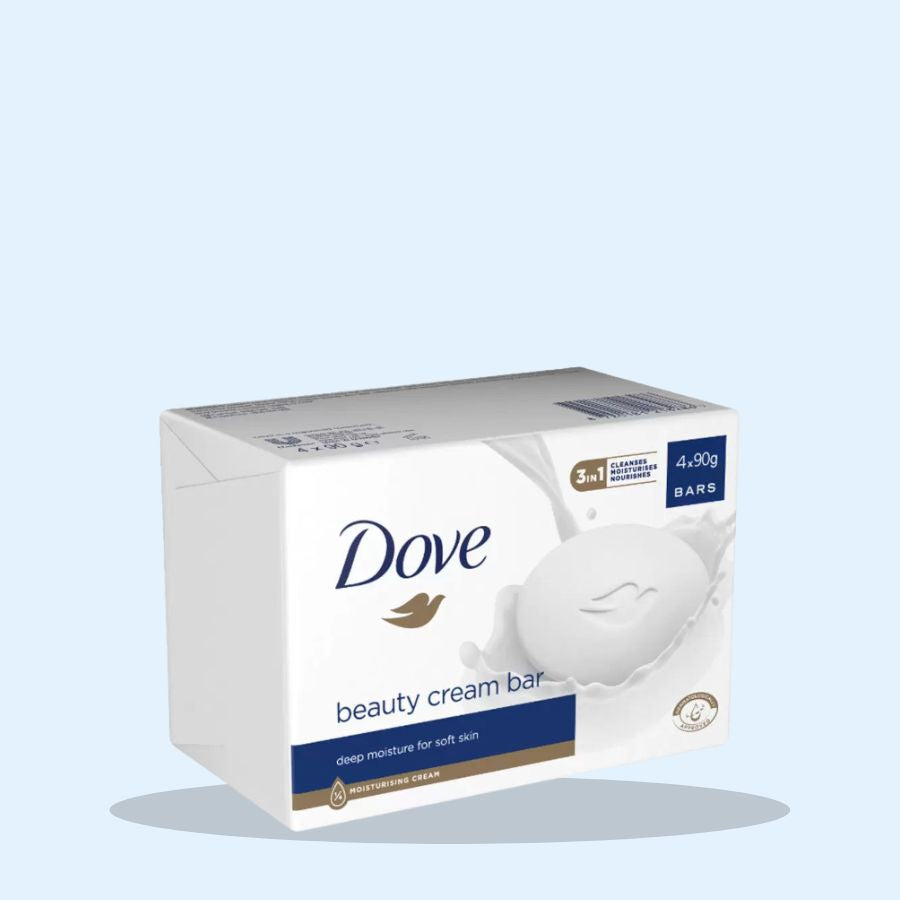 Dove Original Beauty Cream Bar 90g (Pack of 4 x 90g)