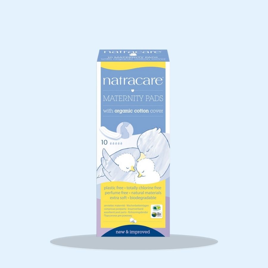 Natracare Maternity Pads 10s (Pack of 1 x 10s)