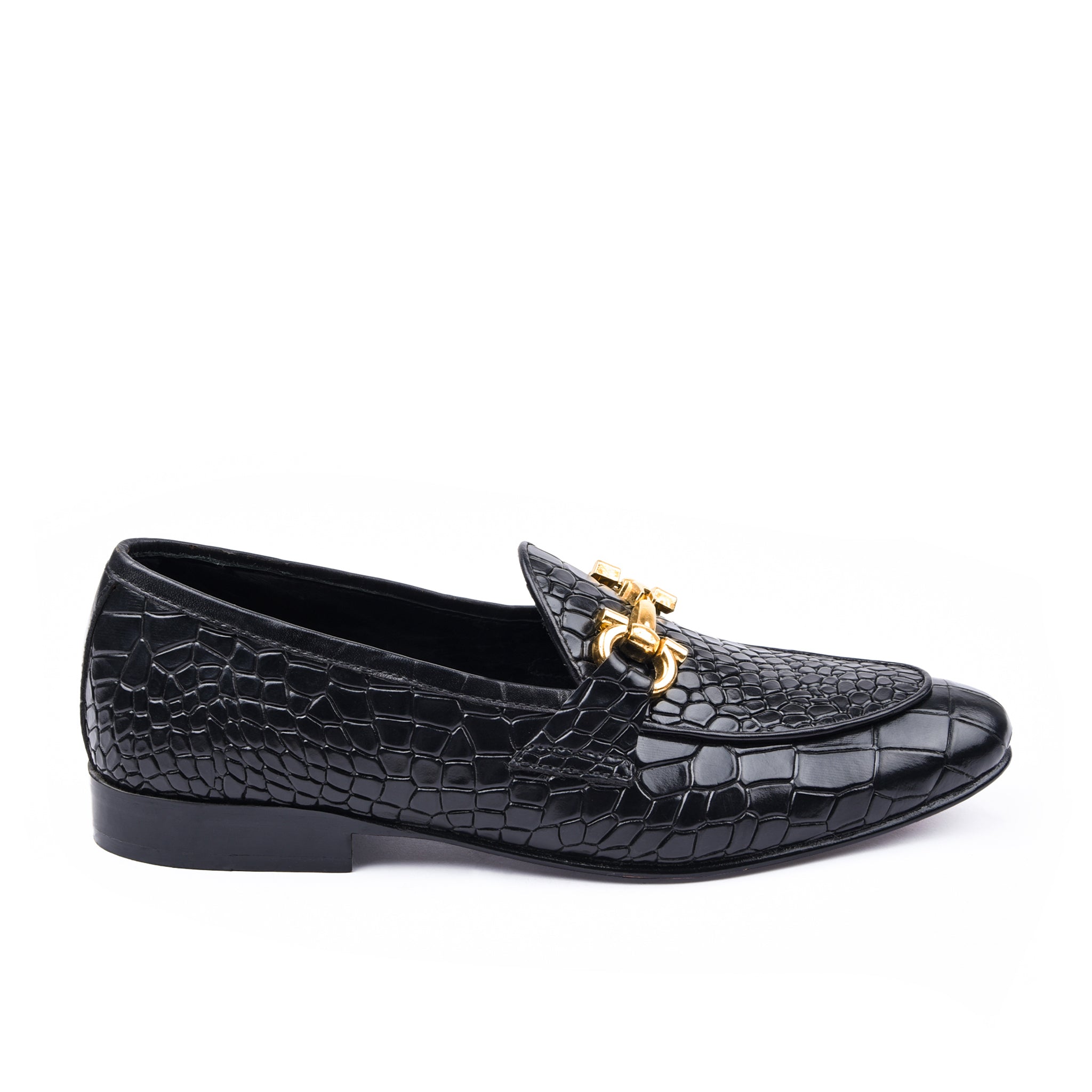 Crocodile Buckle Loafers – The Woodpecker shoes
