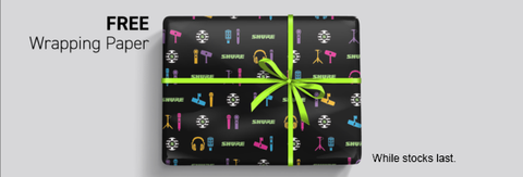 Shure Holiday Wrapping Paper Promotion