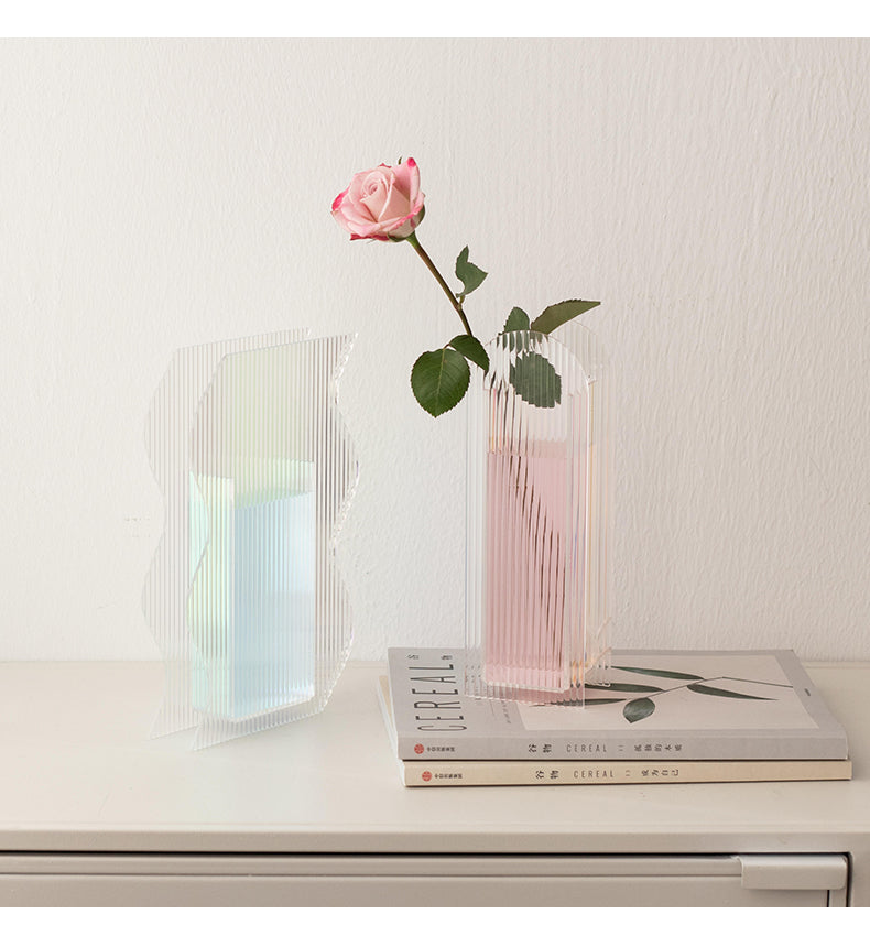 acrylic lining vase