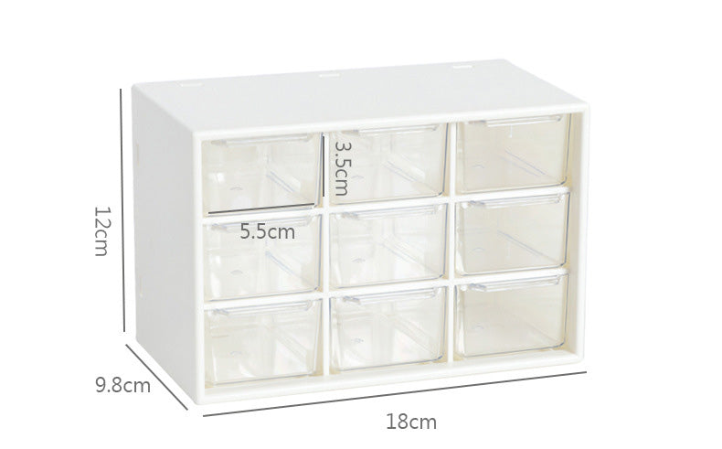 dust proof desk drawer 9 grid