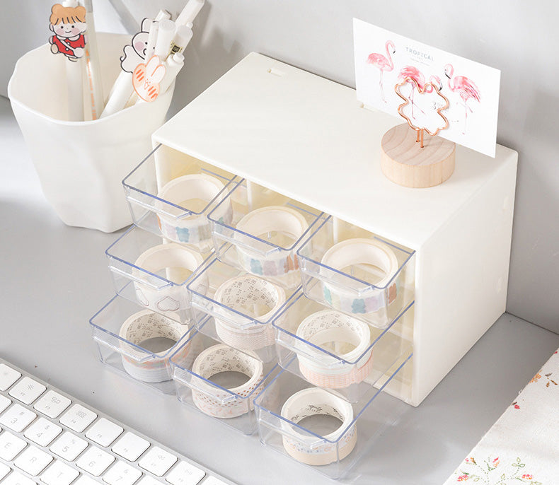 dust proof desk drawer 9 grid