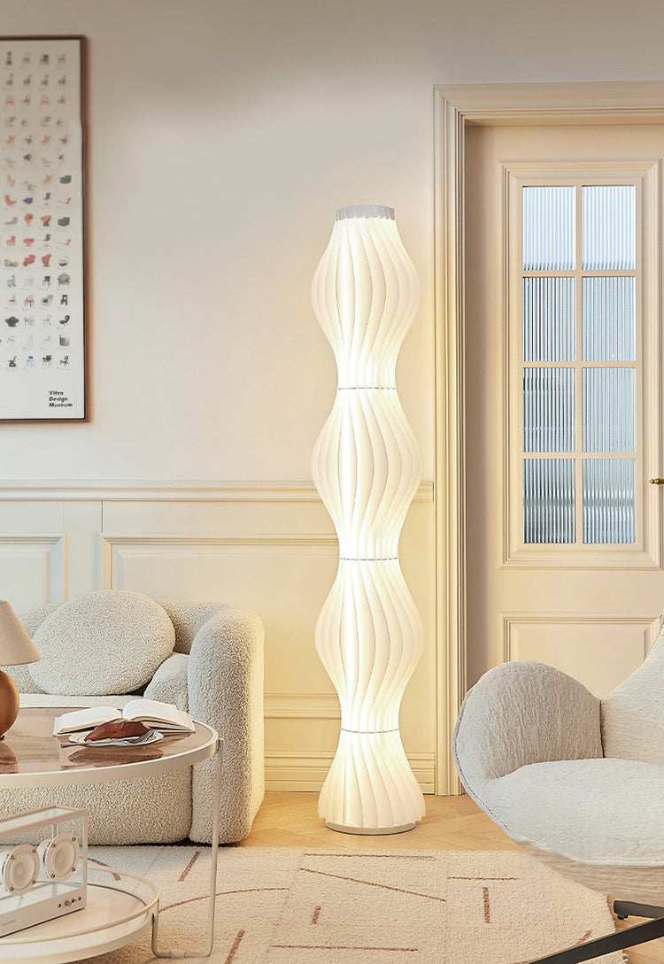 Trending wavy floor lamp for nordic home