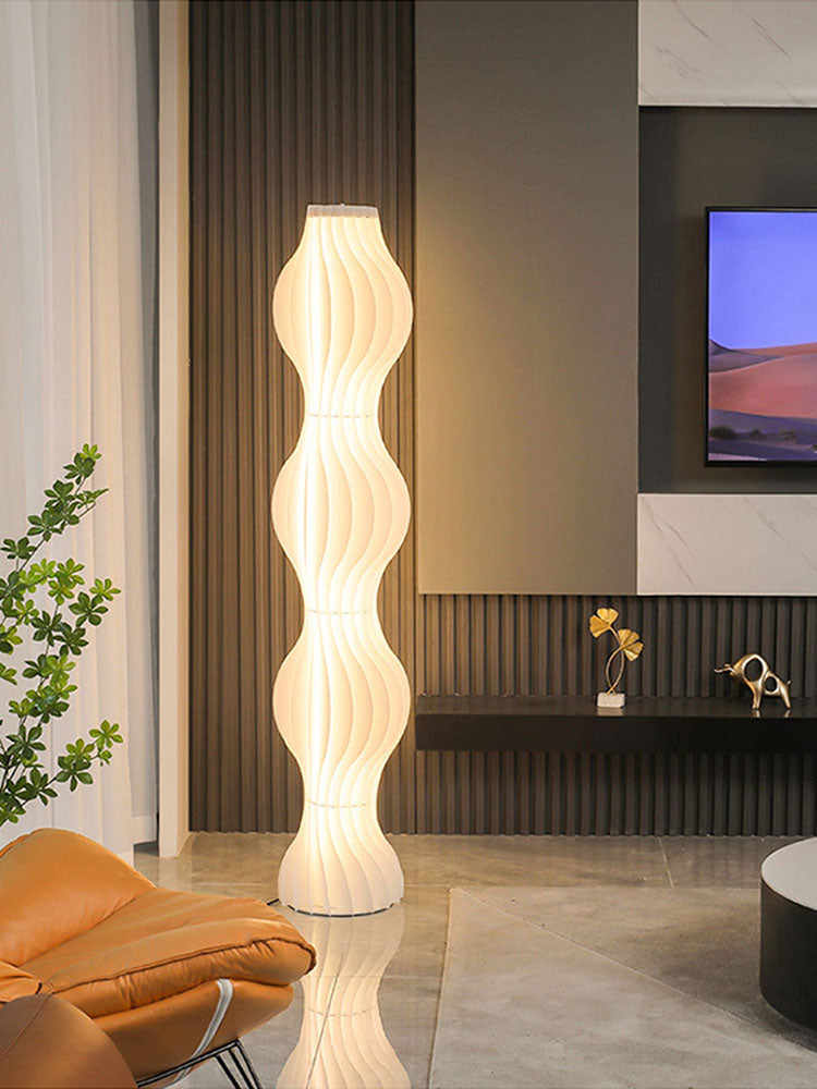 Cozy Living Room Floor Lamp in wavy shapes