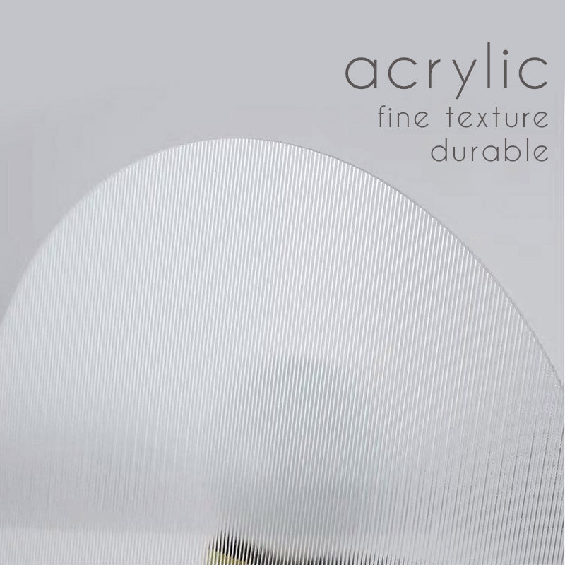 acrylic round abstract table lamp