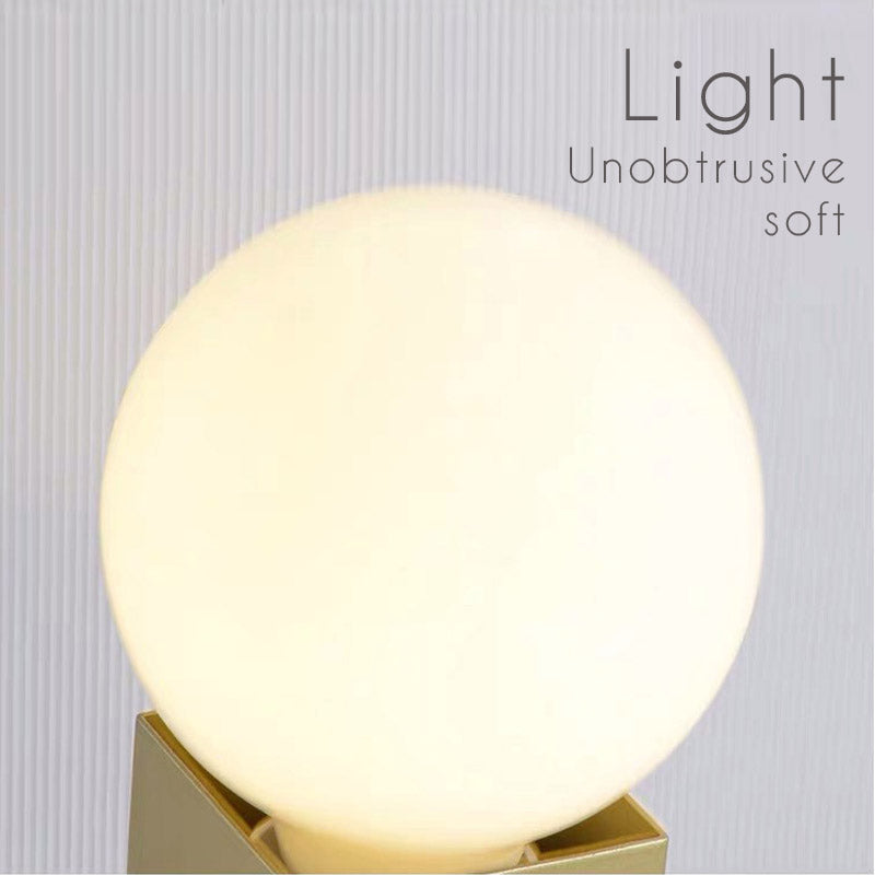 acrylic round abstract table lamp
