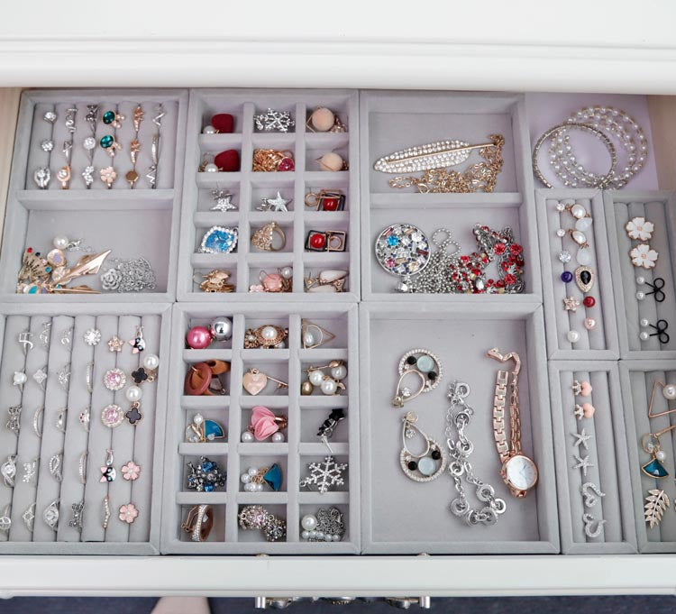 new drawer diy jewelry storage tray