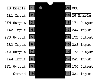 74ls244 circuit