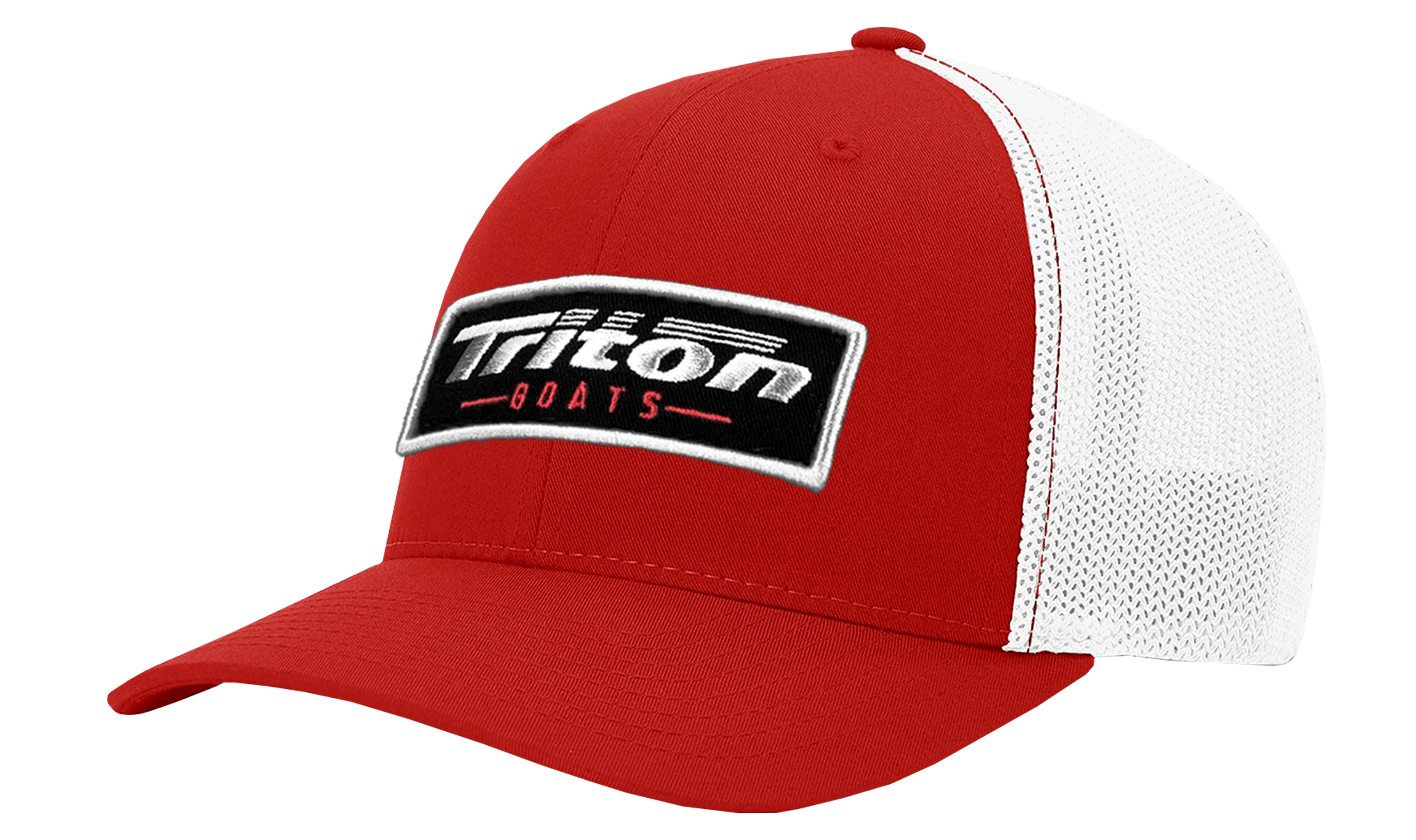 Triton 03 - Red Classic Triton Logo Patch Cap - LaKota Products Dealer ...