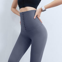 Load image into Gallery viewer, Waist Trainer Yoga Workout Leggings
