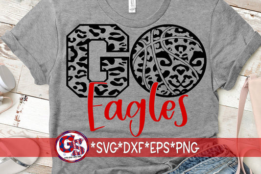 Leopard Go Eagles SVG, Eagles Word SVG