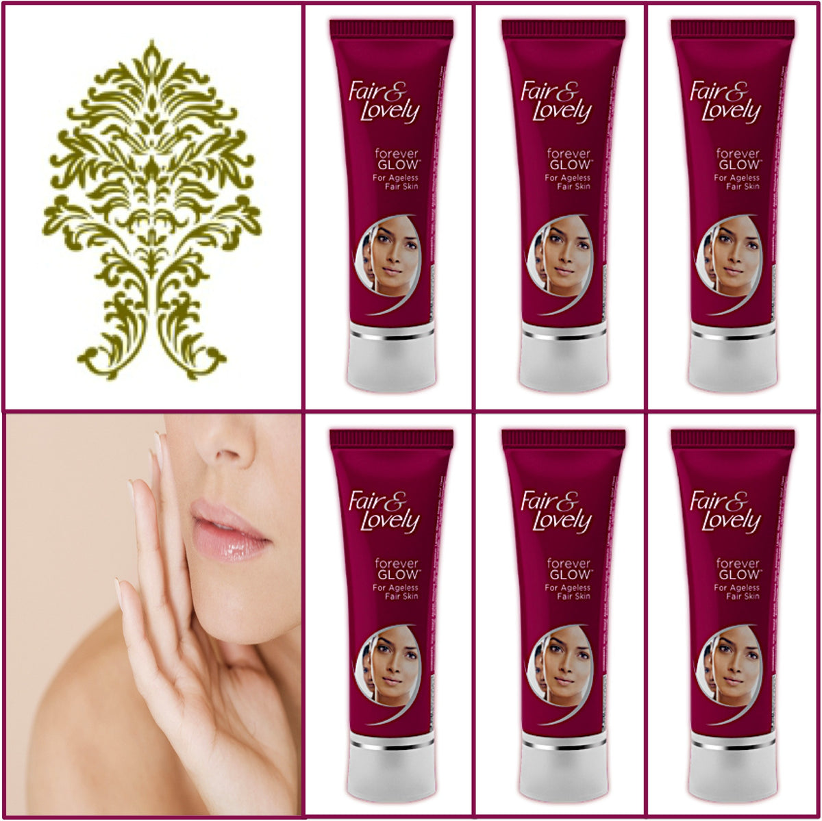 6 Pack Fair Lovely Forever Glow Cream Younger Looking Skin 50g Eac Gutkhausa