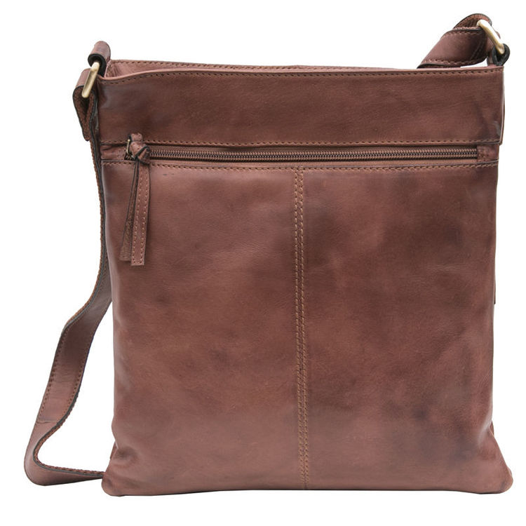 Prime Hide Ridgeback Luxury Brown Leather Crossbody Bag – Blokes Bags