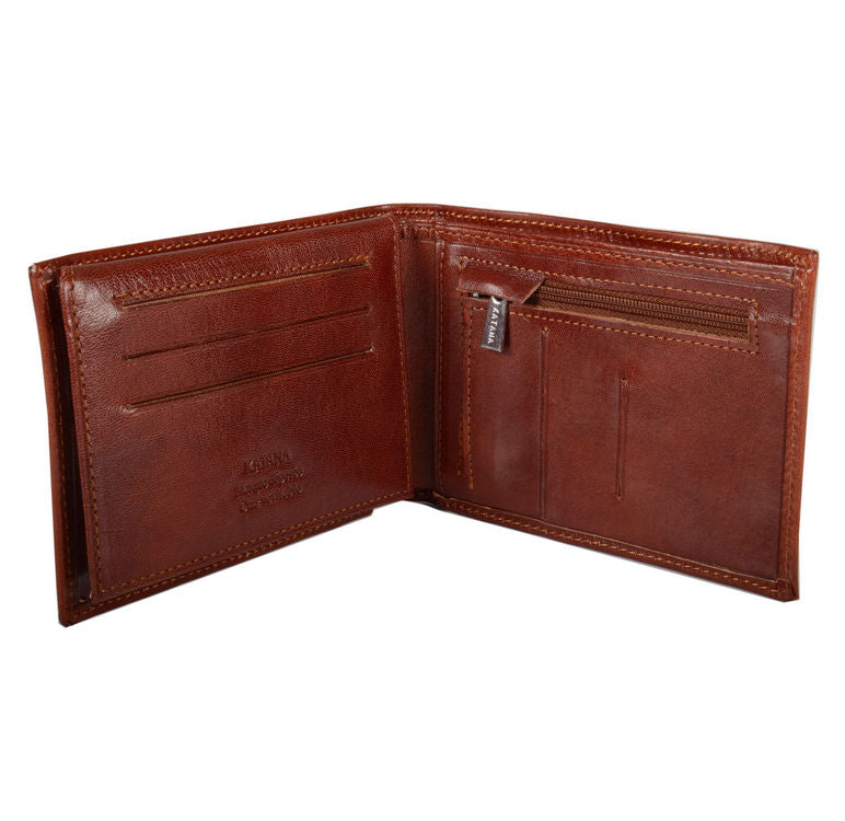 Katana Traditional Brown Hide Leather Wallet – Blokes Bags