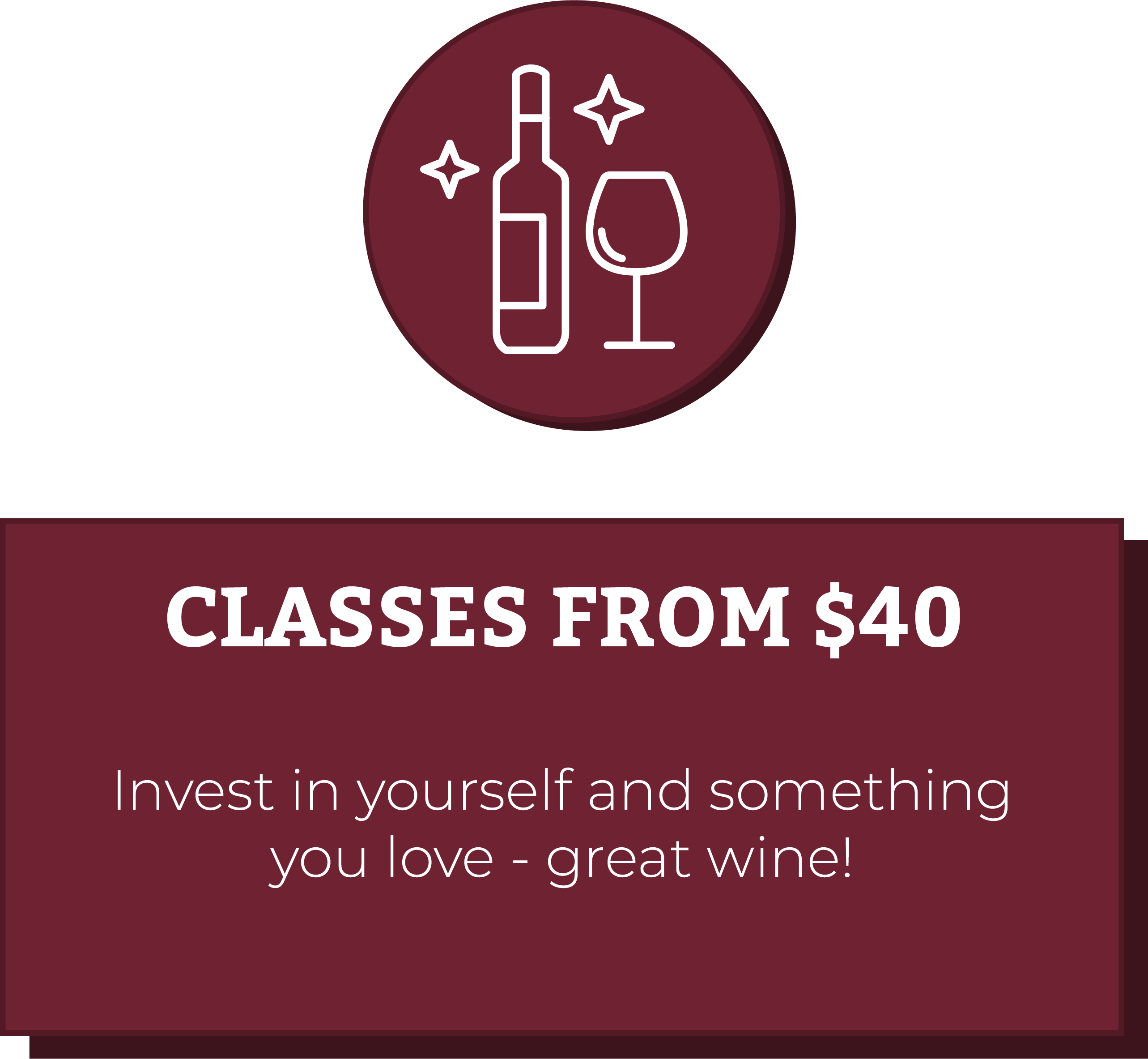 classes from $40 classes from $40