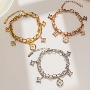 Clover Charm Bracelet - Krysls