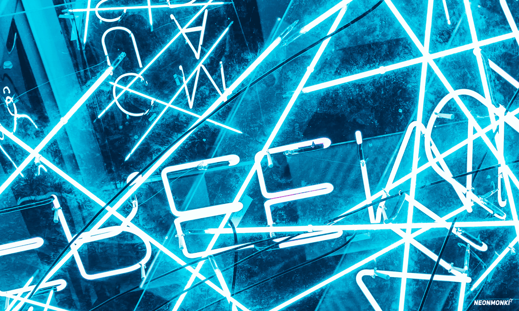 Die Geschichte der Neon LED Schrift von NEONMONKI